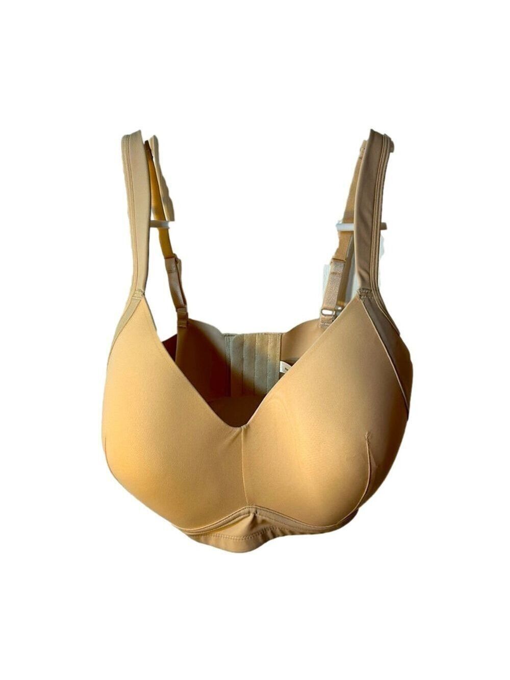 Rhonda Shear Wireless Beige Bra XL